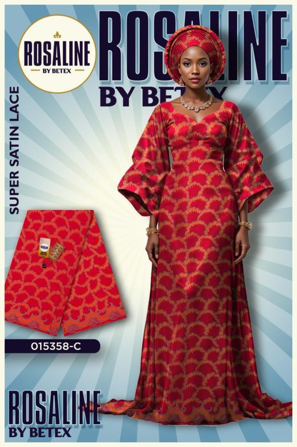 Roseline Gold Super Satin Lace