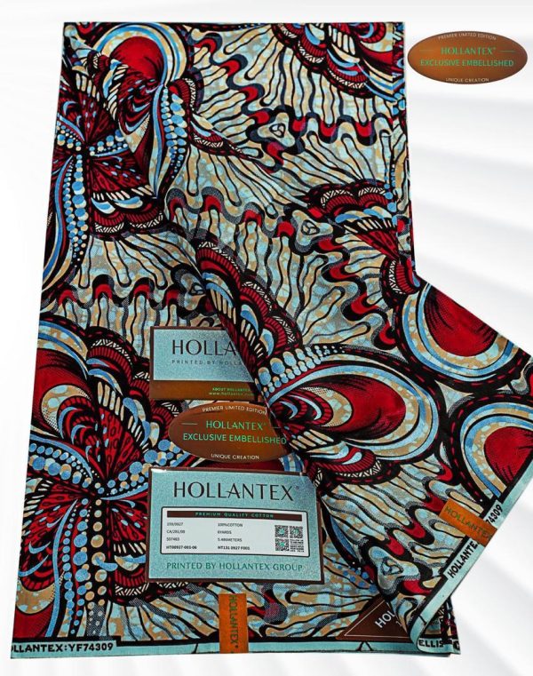 Super Embellished Hollantex Wax
