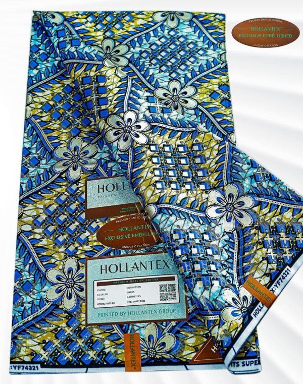 Super Embellished Hollantex Wax