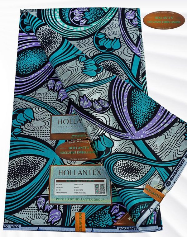 Super Embellished Hollantex Wax