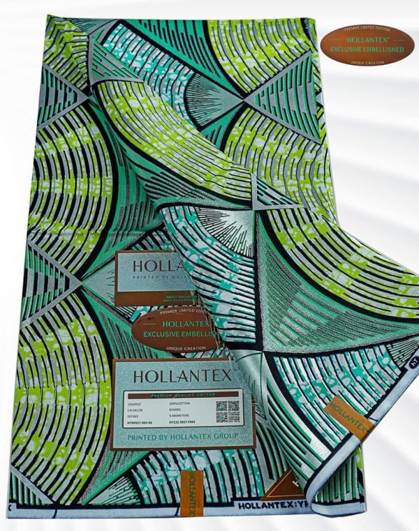 Super Embellished Hollantex Wax
