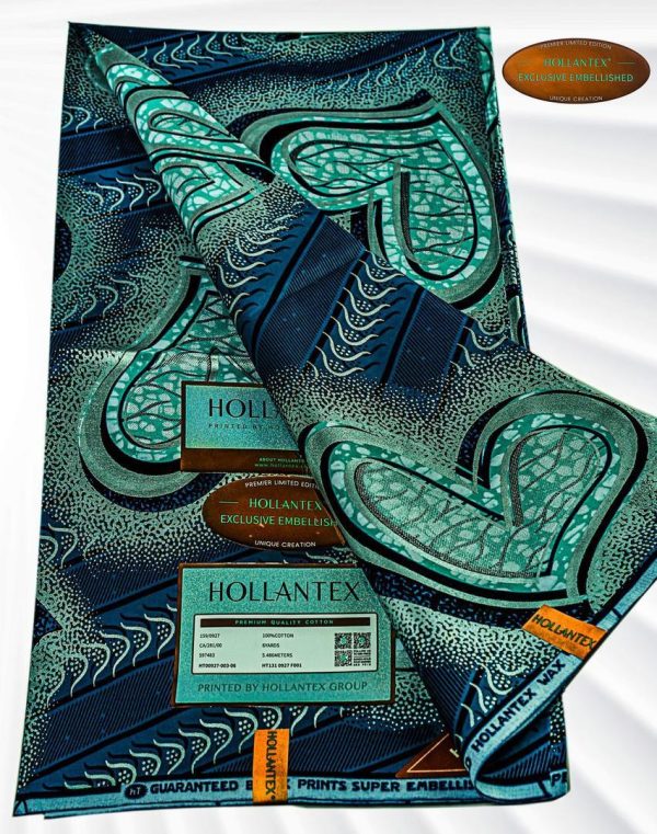 Super Embellished Hollantex Wax