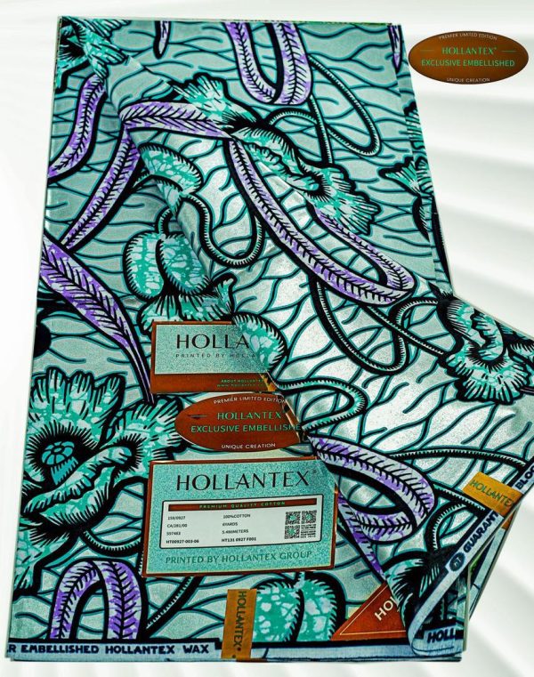 Super Embellished Hollantex Wax