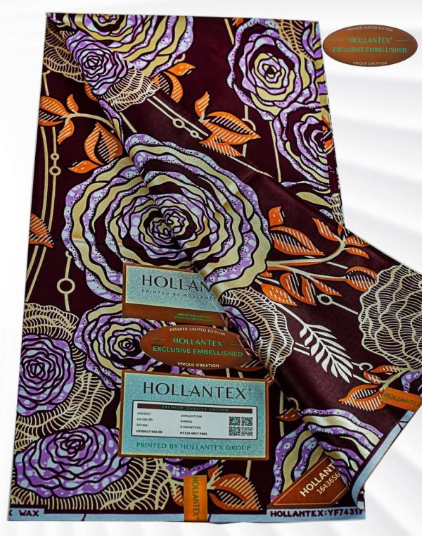 Super Embellished Hollantex Wax