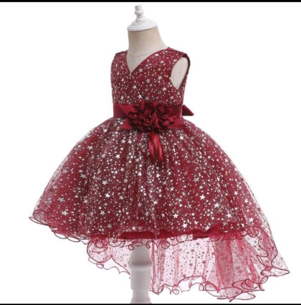 Red Ball Dress For Kids