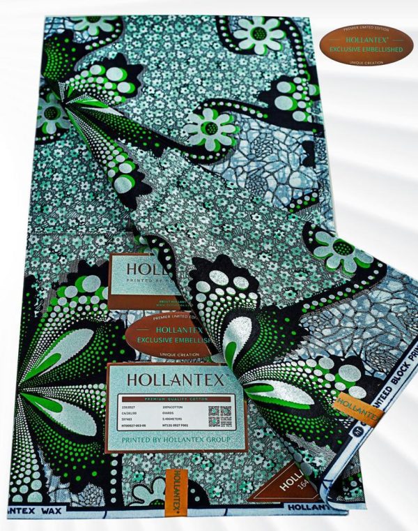 Super Embellished Hollantex Wax