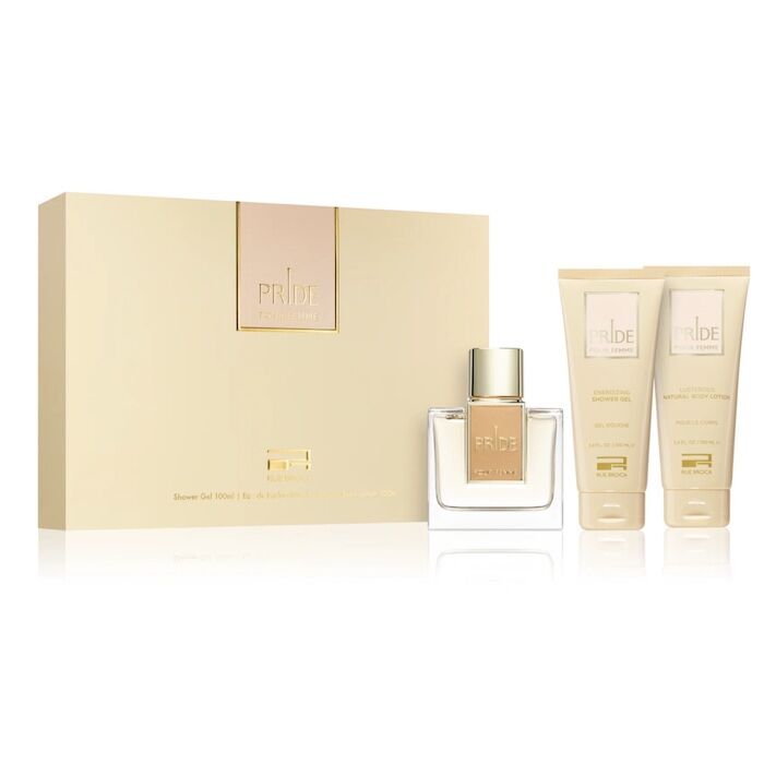 Rue Broca Pride Pour Femme EDP 100ml 3 Piece Gift Set For WomenRue Broca Pride Pour Femme EDP 100ml 3 Piece Gift Set For Women