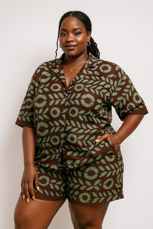 Adire Crepe Fabric - Image 2