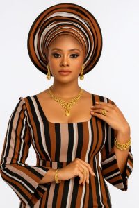 Elegant Non- Tarnish Gold Jewelry Set