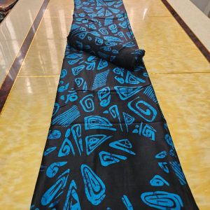 Silk and Chiffon Fabric- Teal