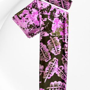 Silk and Chiffon Fabric 004