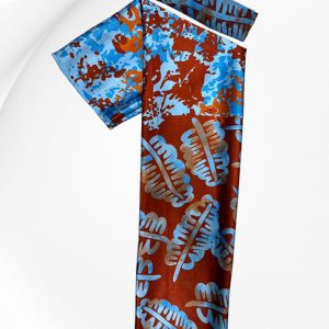 Silk and Chiffon Fabric 006