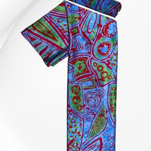 Silk and Chiffon Fabric 009