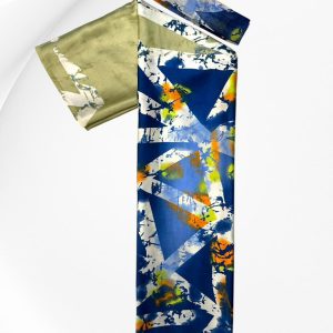 Silk and Chiffon Fabric 015