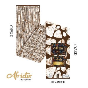 Africtex Ankara Fabric- Chestnut