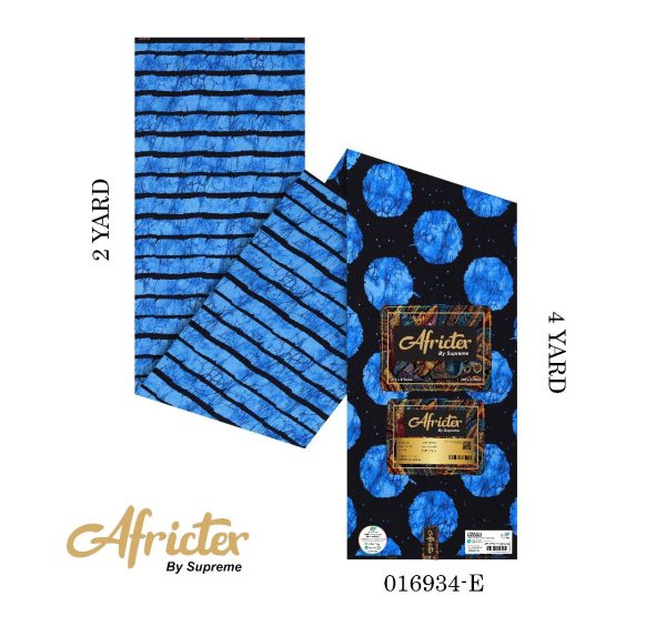 Africtex Ankara Fabric- Blue