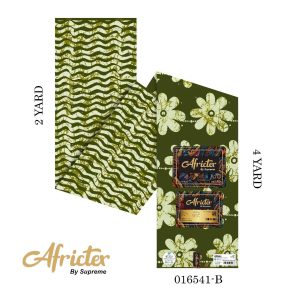 Africtex Ankara Fabric- Olive