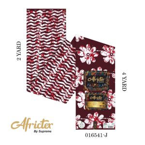 Africtex Ankara Fabric- Burgundy