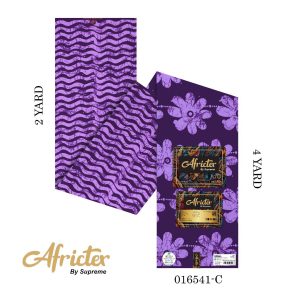 Africtex Ankara Fabric- Purple