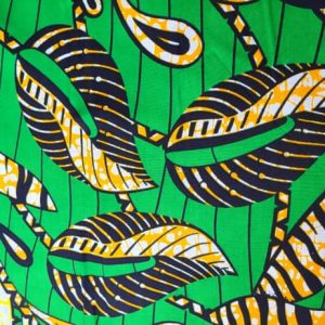 Dutch Hollandaise Wax Fabric 67- Green