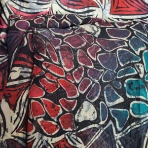 Silk and Chiffon Fabric 56