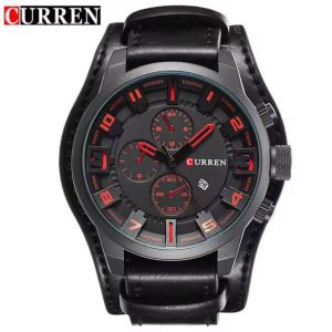 Curren Leather Strap Wristwatch