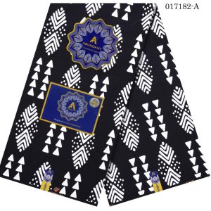 Abundant Black and White Ankara Fabric