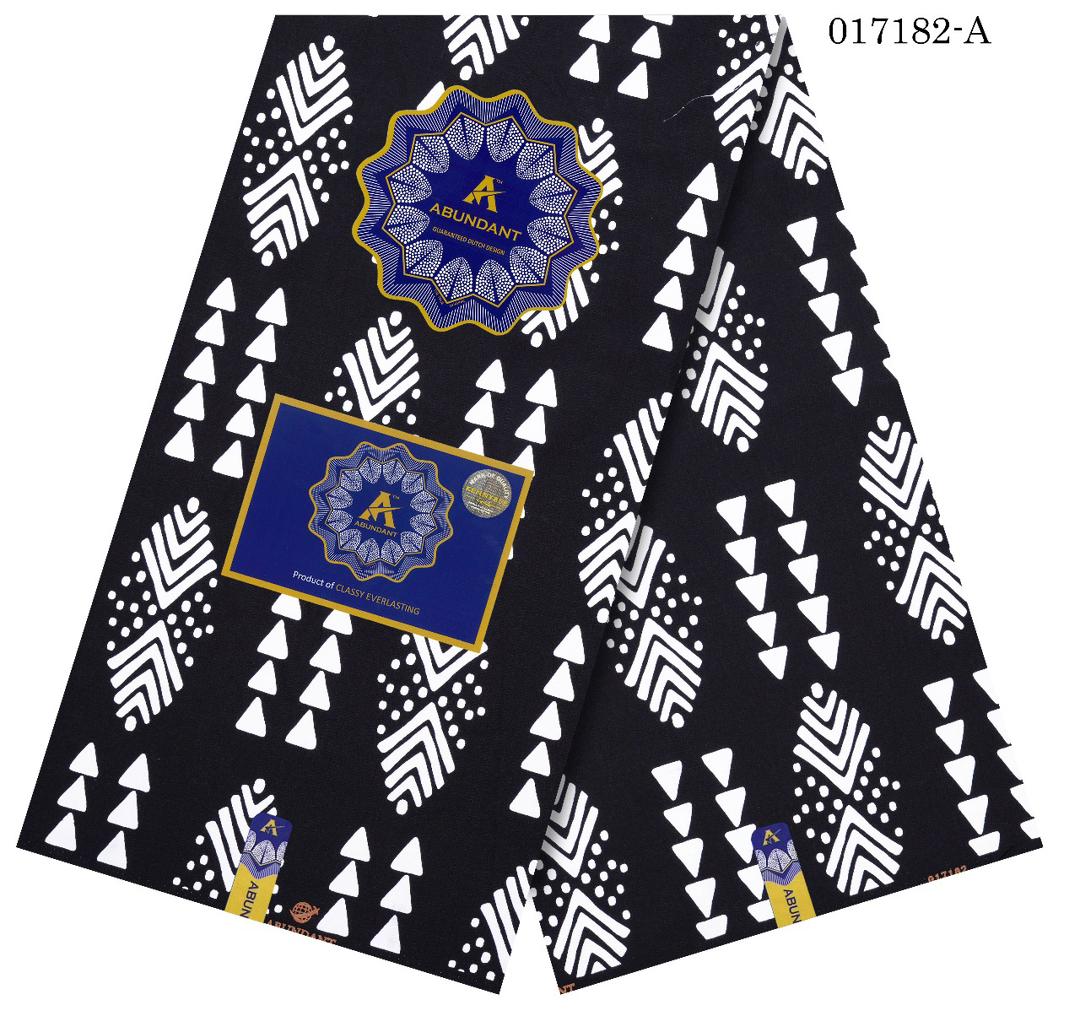 Abundant Black and White Ankara Fabric