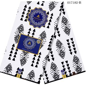 Abundant Black and White Ankara Fabric