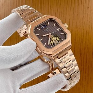 Men's Fashion Patek Philippe Watch- Rose Gold