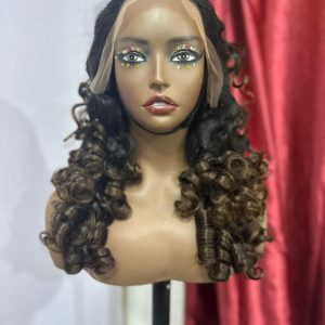 “13x4 Layered Bounce Wig – Color 1B/4