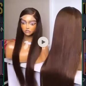 4x4 Closure Silky Straight Wig Color 4