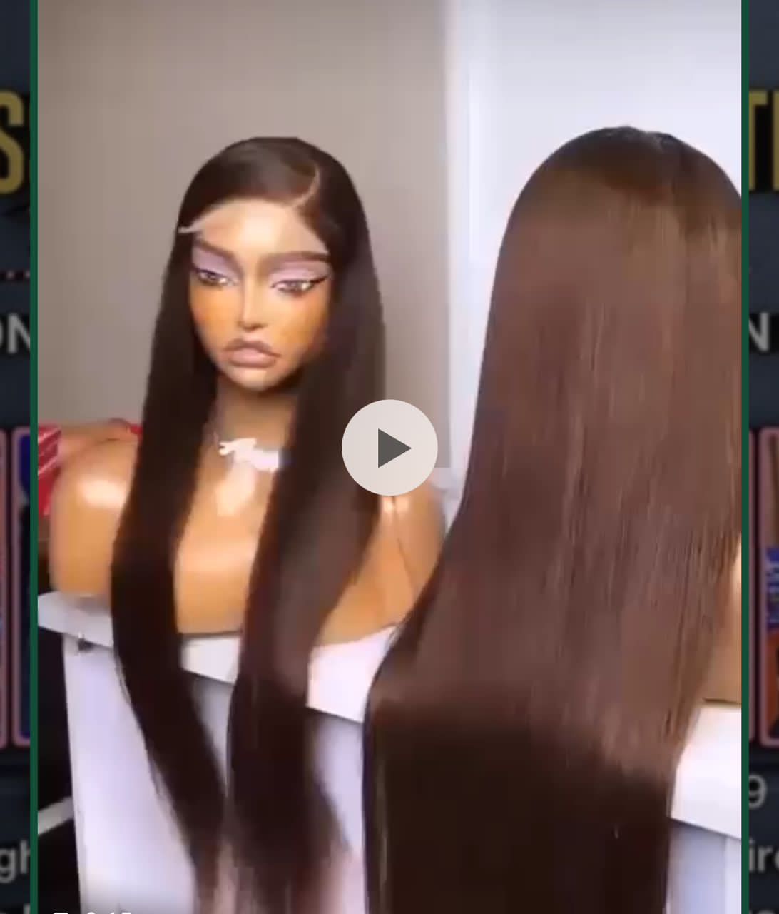 4x4 Closure Silky Straight Wig Color 4
