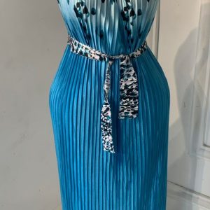 Colorful Sunray Maxi Dress