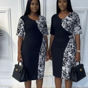 Corporate Midi Wrap Dress