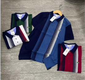 Men's Quality Lacoste Stripe Polo