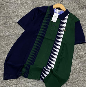 Men's Quality Lacoste Stripe Polo