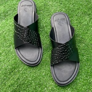 Elite Men Handmade Leather Slippers