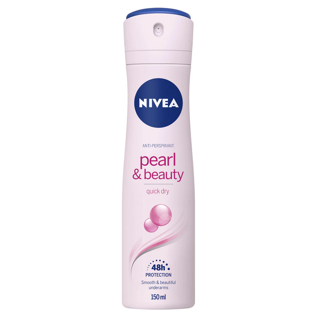 Nivea 48 - Hour Pearl & Beauty Women's Quick - Dry Deodorant Spray - 150ml