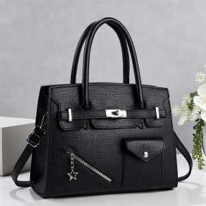 Ladies Leather Midi Handbag