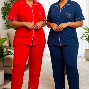 Unisex Long Sleeve Sleepwear Set