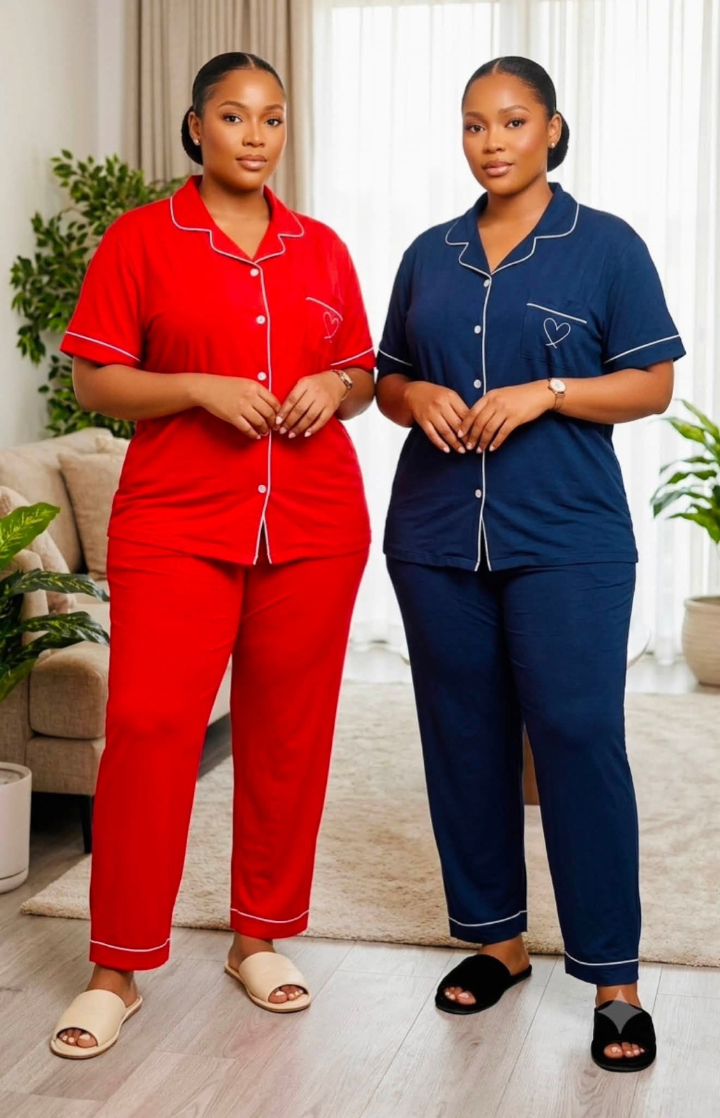 Unisex Long Sleeve Sleepwear Set