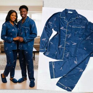 Unisex Long Sleeve Sleepwear Set