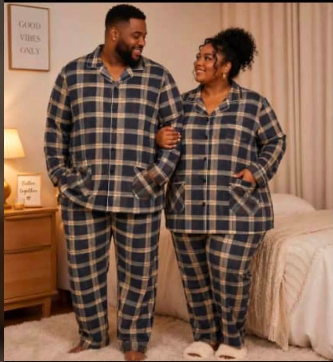 Classic Button Down Long Sleeve Sleepwear Set - Image 2