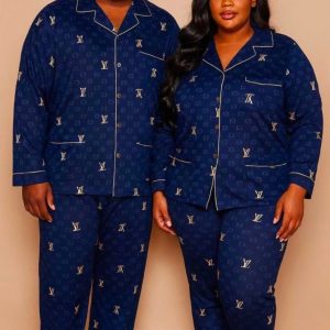Classic Button Down Long Sleeve Sleepwear Set
