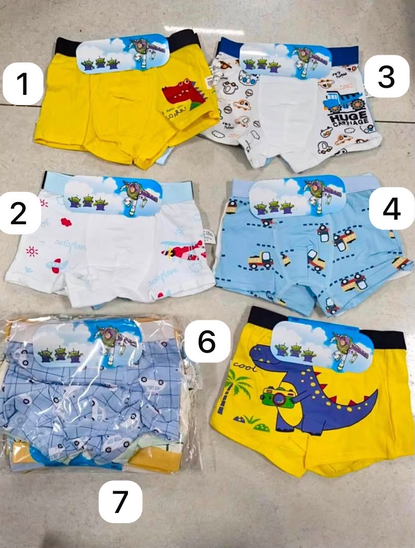 Boys' Soft Cotton Underwear Briefs – Pack of 6 - Image 2