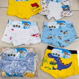 Boys' Soft Cotton Underwear Briefs – Pack of 6