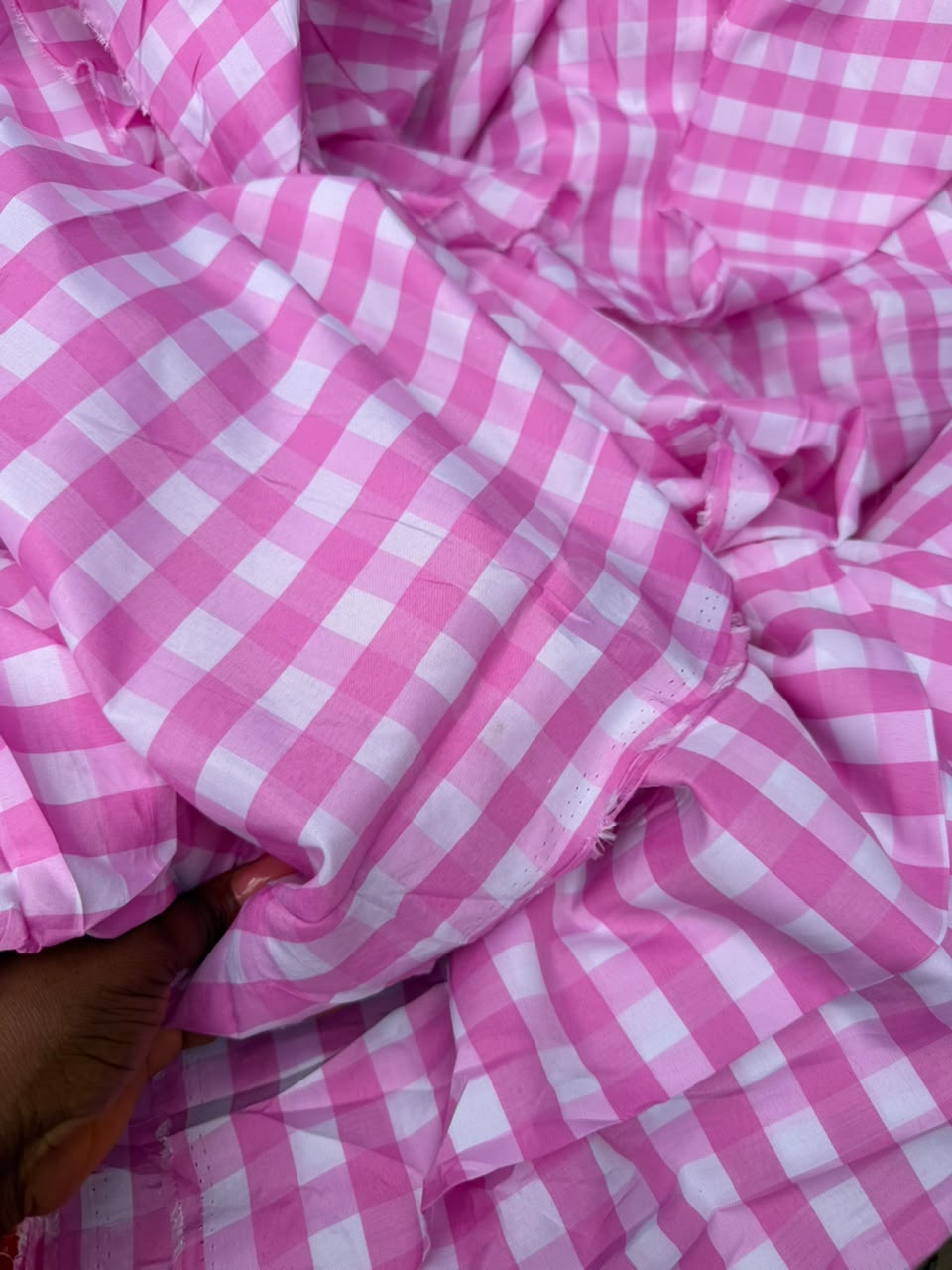 Pink High-Quality Cotton Fabric for Ready-to-Wear Clothing