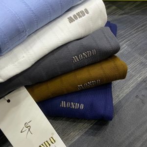 Men's Mondo Collar Neck Polo Shirt
