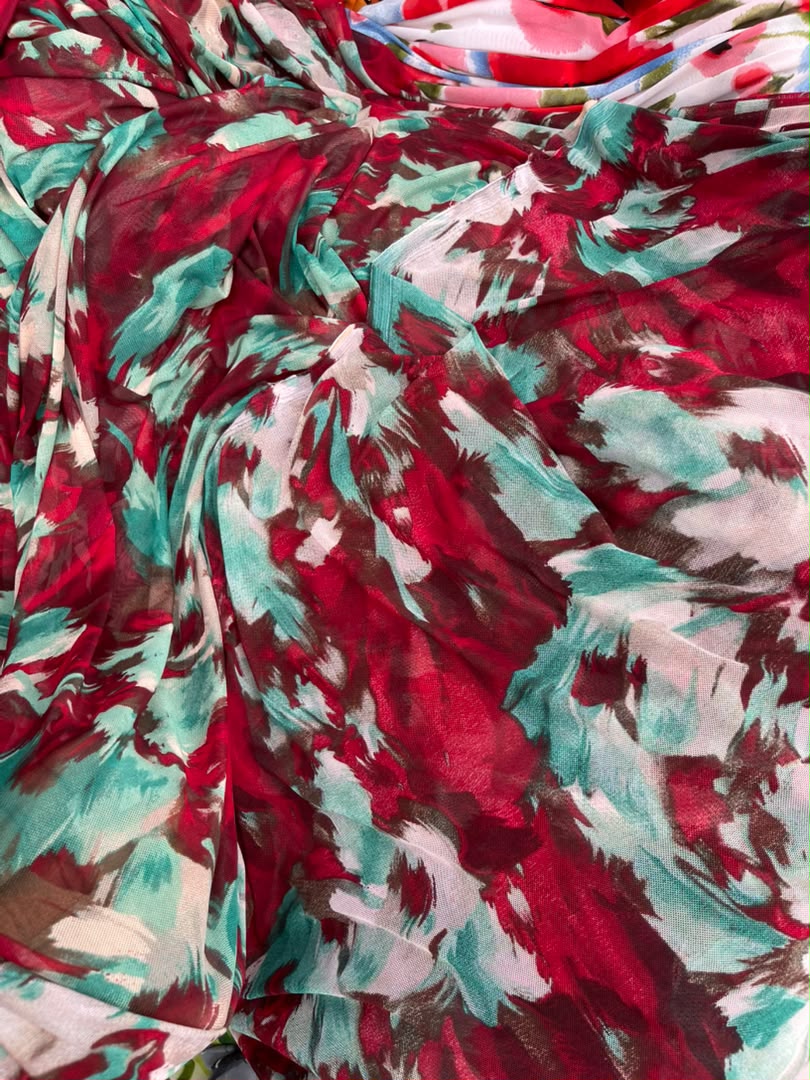 Soft Chiffon Mesh Fabric for Dresses